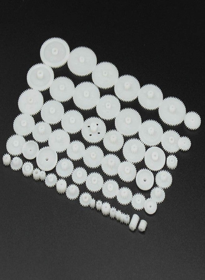 Alextend 58pcs Plastic Gears Module 0.5 for DC Motor DIY Model Toys - Image 3